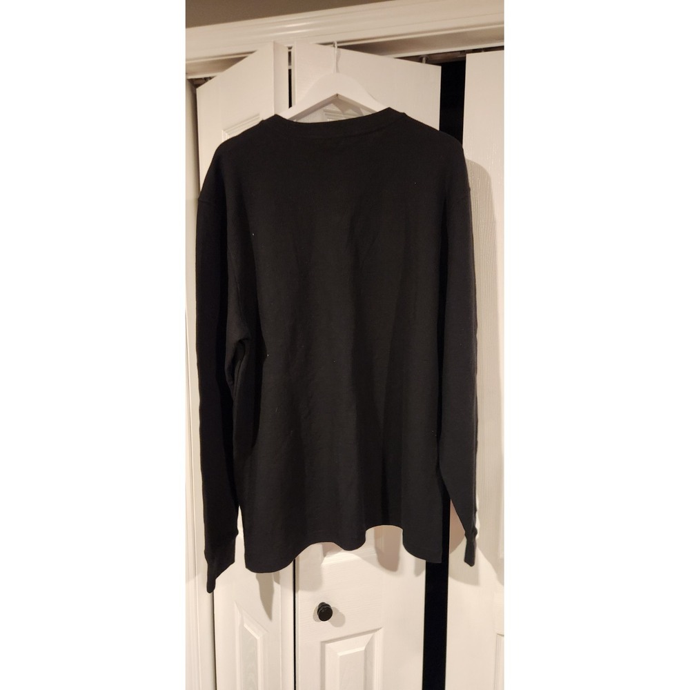 Dunbrooke Green Bay Packers BLACK THERMAL Long Sleeve T Shirt, Men's 4XL - Picture 4 of 4